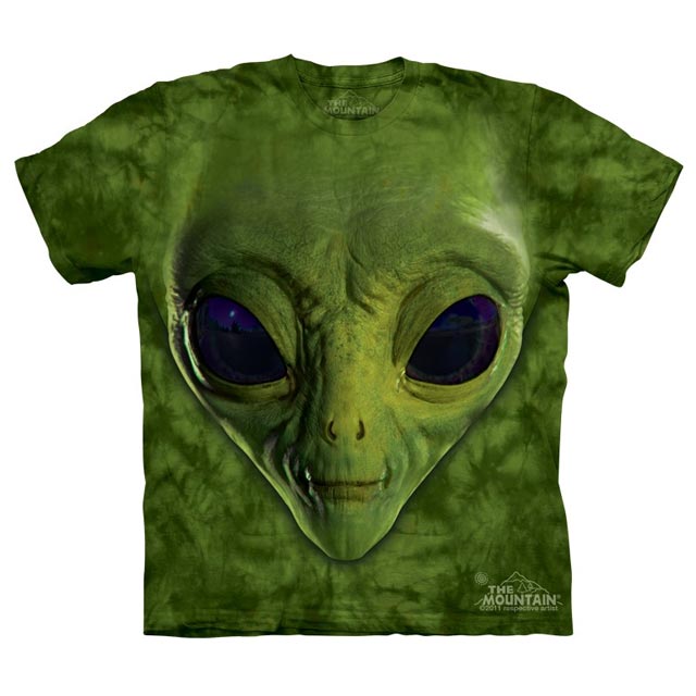 The Mountain - Green Alien Face