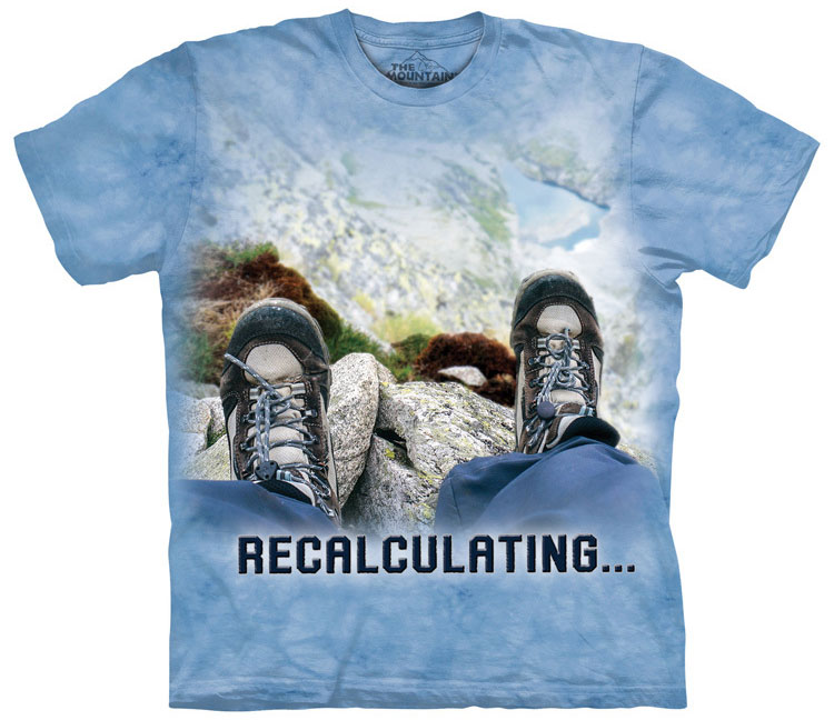 The Mountain - Recalculating Outdoor T-Shirt