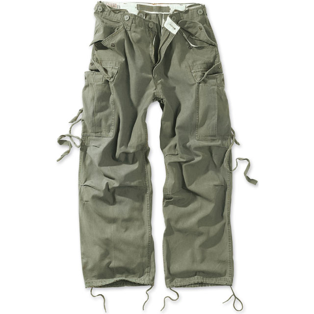 Surplus - Vintage Fatigues Trousers - Olive Washed