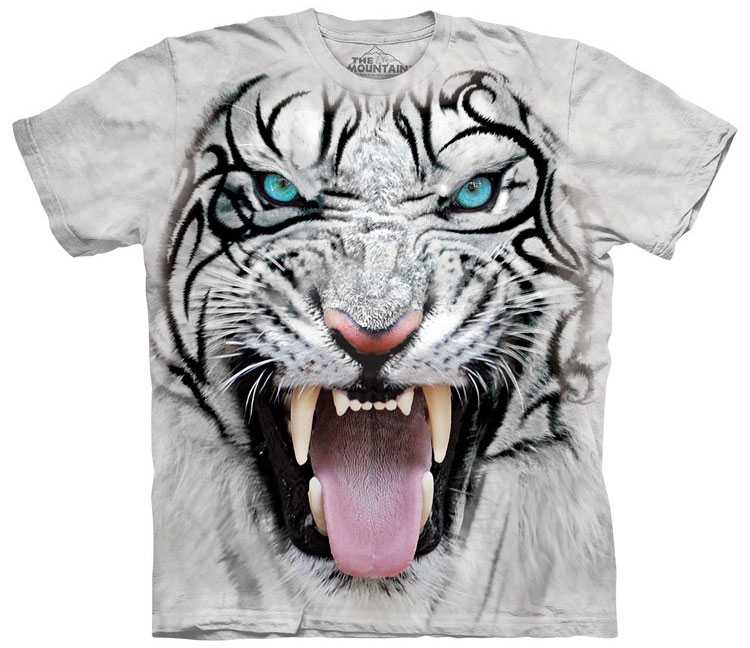 The Mountain - Big Face Tribal White Tiger