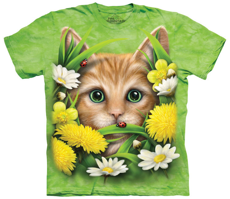 The Mountain - Kitten in Springtime T-Shirt