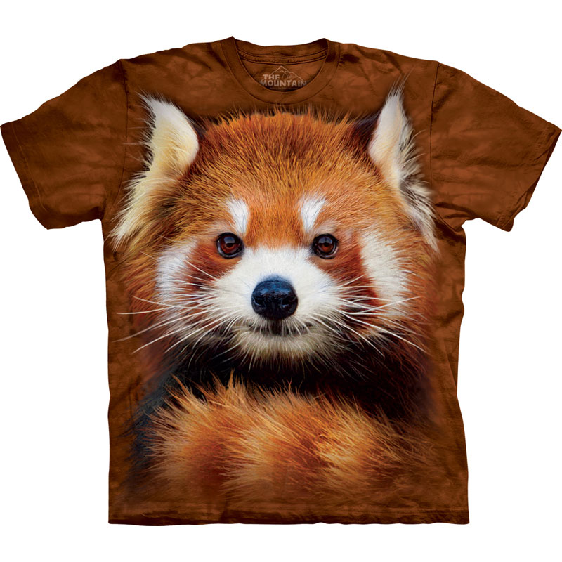 The Mountain - Red Panda Portrait T-Shirt