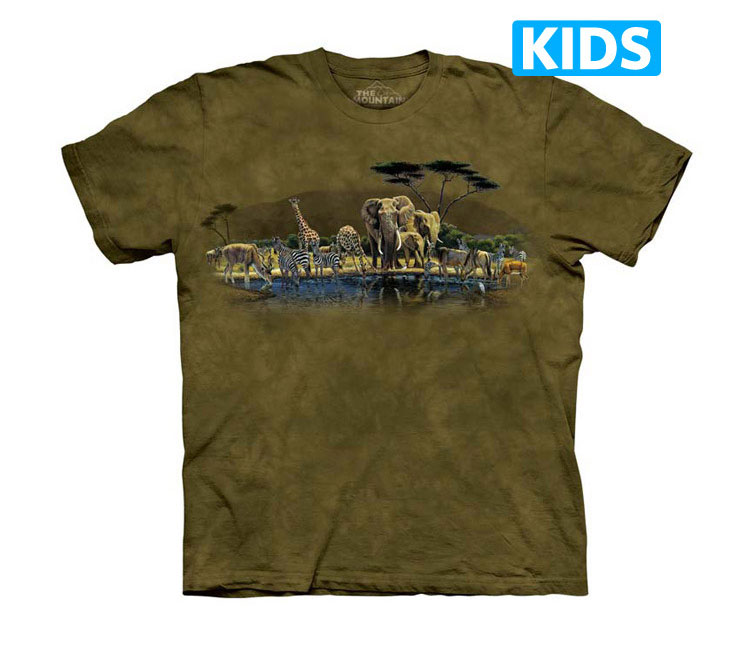 The Mountain - The Gathering Place Kids T-Shirt