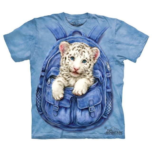 The Mountain - Backpack White Tiger Kids