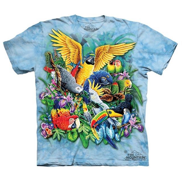 The Mountain - Birds of the Tropics Kids T-Shirt