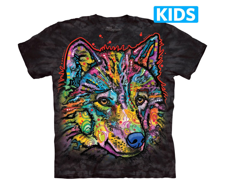 The Mountain - Happy Wolf Kids T-Shirt