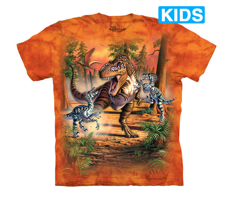 104-154236.jpg The Mountain - Battle of the Dinos Kids T-Shirt