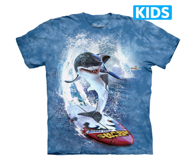The Mountain - Shark Surf Kids T-Shirt