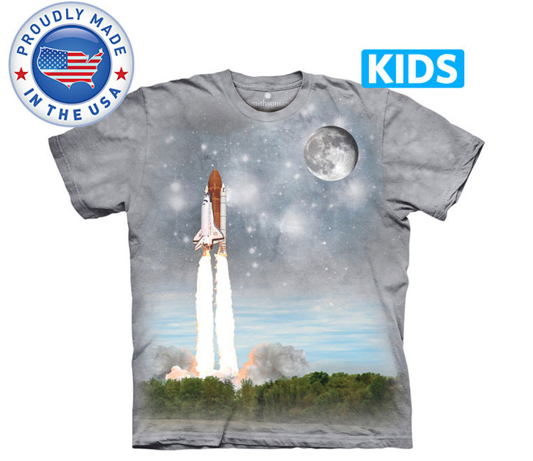 The Mountain - Final Flight To ISS Kids T-Shirt