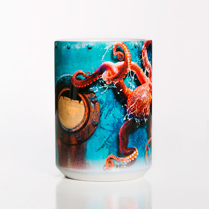 The Mountain - Octopus Climb Ceramic Mug