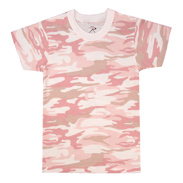 Rothco - Kids Camo T-Shirts - Baby Pink Camo