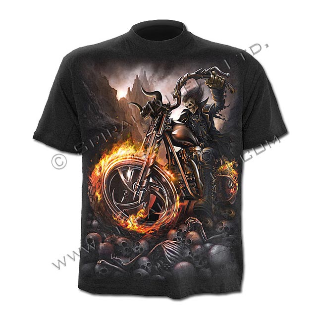 Spiral Direct - WHEELS OF FIRE - T-Shirt Black