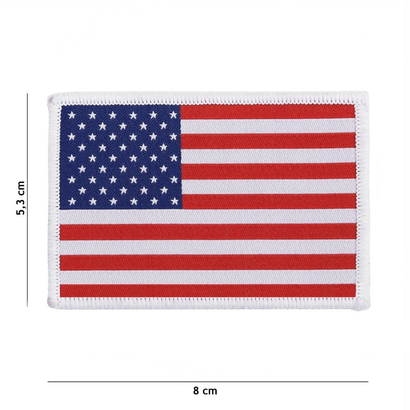 101 inc - Patch fine woven flag USA #7130