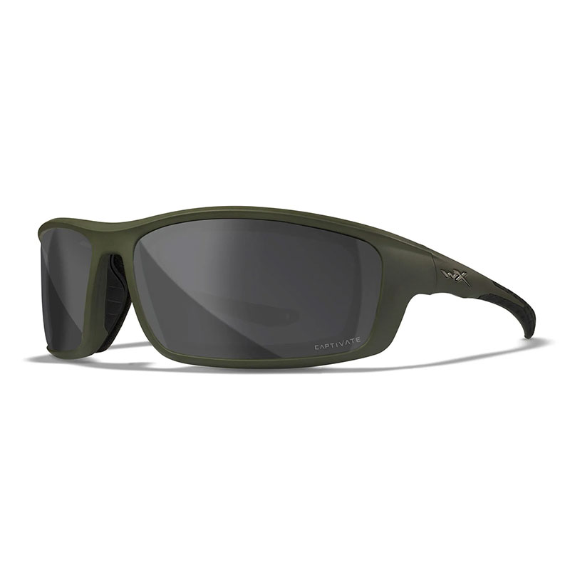 Wiley X - GRID Captivate Pol Grey Matte Utility Green Frame