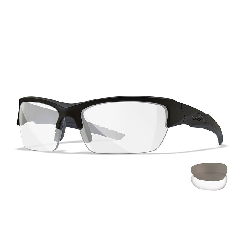 Wiley X - VALOR 2.5 Grey/Clear Matte Black Frame