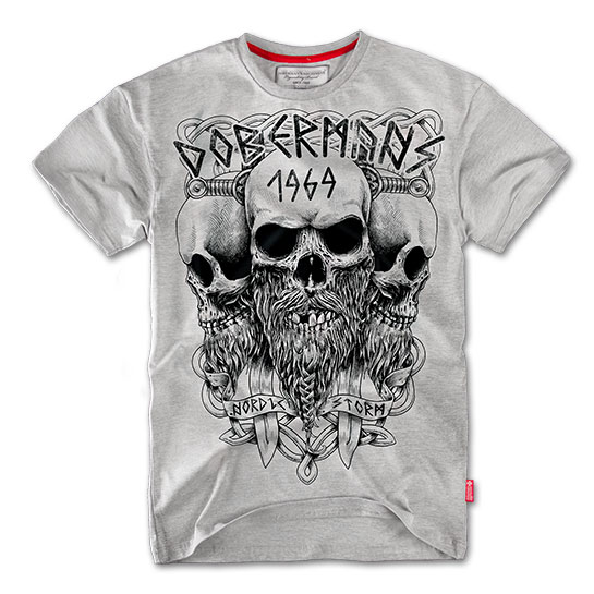 Dobermans - Viking T-shirt TS56 - Grey