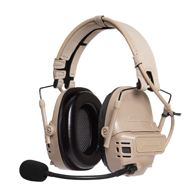 FCS - Falcon Proffesional Tactical Headphones - Dark Earth