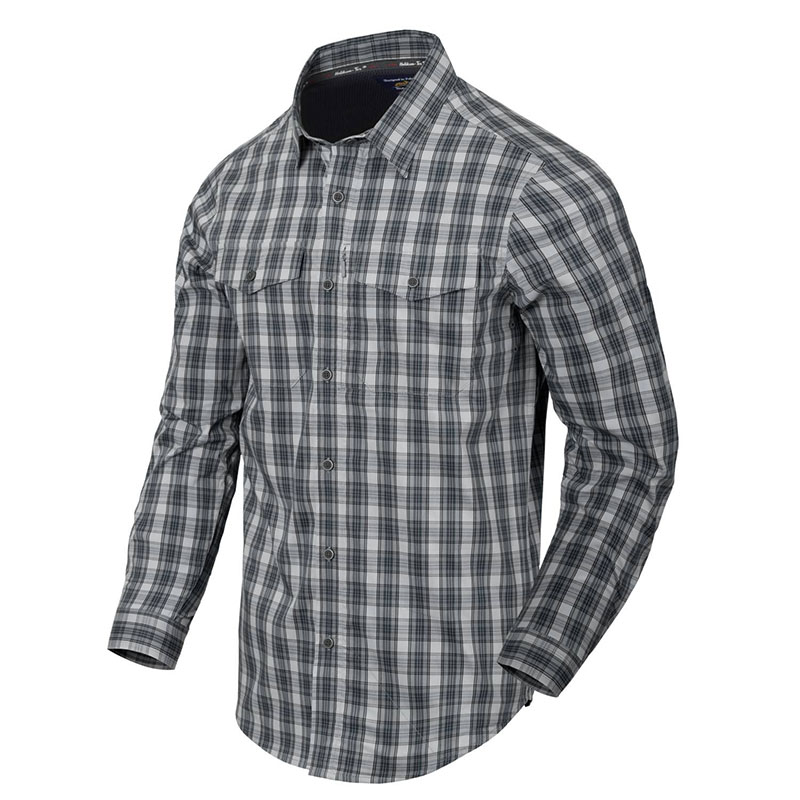 Helikon-Tex - Covert Concealed Carry Shirt - Foggy Grey Plaid