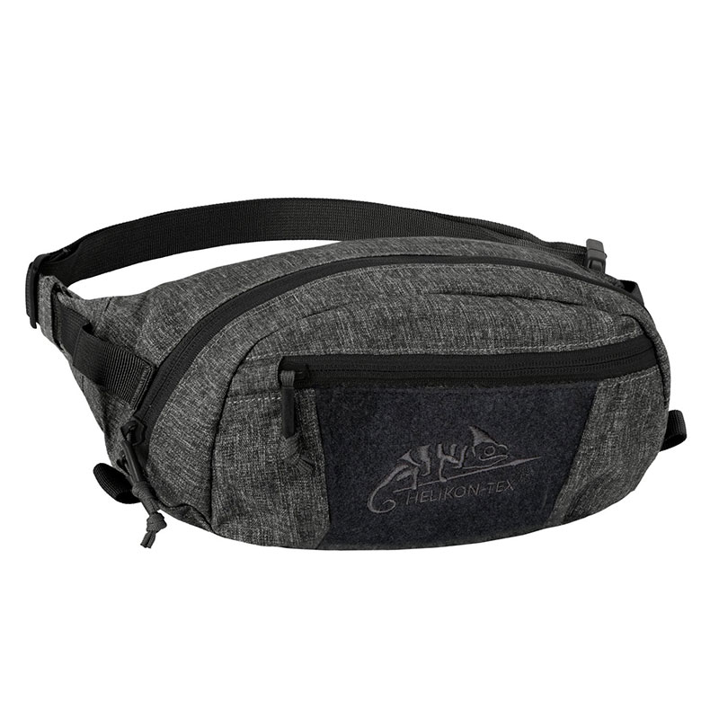 Helikon-Tex - BANDICOOT Waist Pack - Nylon Polyester Blend - Black-Grey Melange Helikon-Tex - BANDICOOT Waist Pack - Nylon Polyester Blend - Black-Grey Melange
