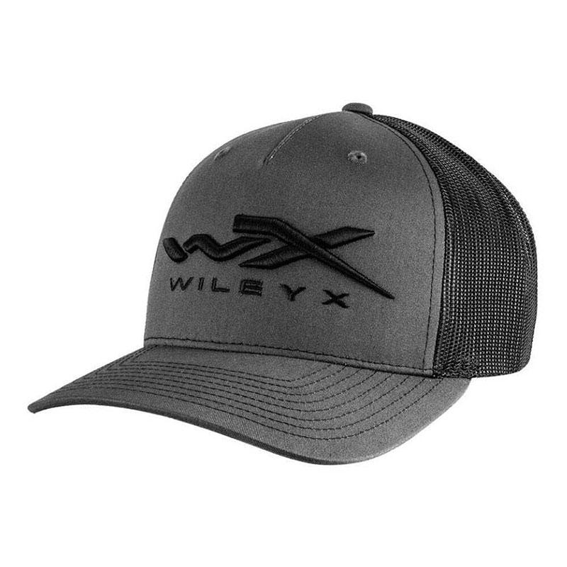 Wiley X - WX Snapback Cap One Size Black and Grey