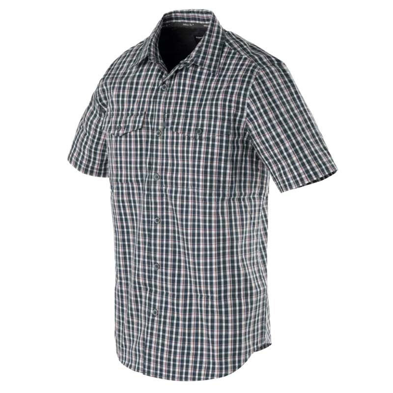 Helikon-Tex - Covert Concealed Carry Short Sleeve Shirt - Rustic Cloth Plaid Helikon-Tex - Covert Concealed Carry Short Sleeve Shirt - Rustic Cloth Plaid