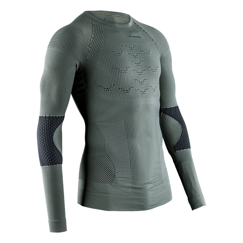 X-Bionic - X-PLORER ENERGIZER 4.0 SHIRT LG SL - Olive Green/Anthracite