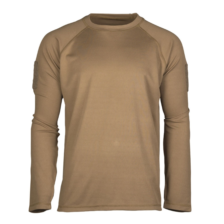 Mil-Tec - Dark Coyote Tactical Long Sleeve Shirt Quickdry