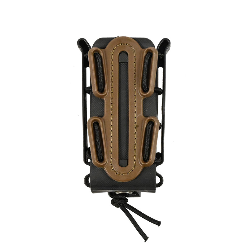 FMA - Soft Shell Scorpion Mag Carrier (For 9mm) - Dark Earth/Black