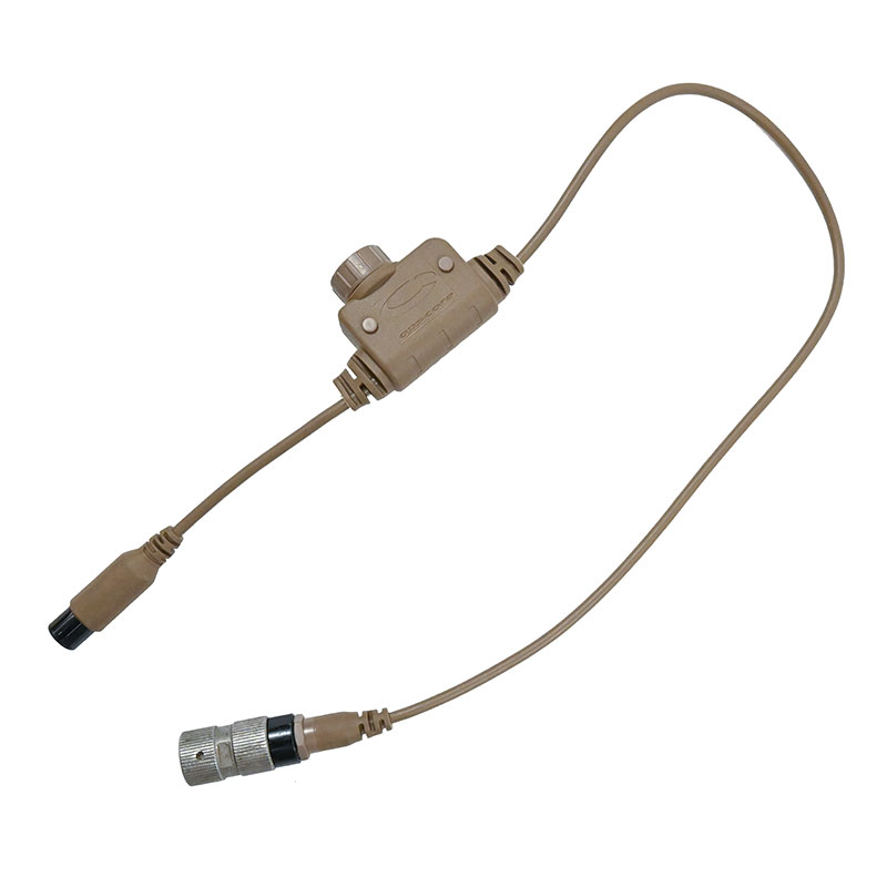 FMA Кнопка PTT  разъем рации U229/U 5pin  соединение с  наушниками разъем U174/U - Dark Earth