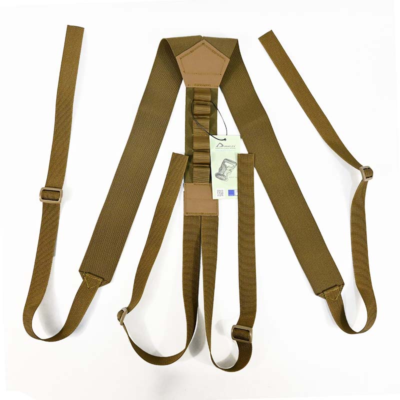 Tactical Component - Suspenders for warbelt - Coyote Brown