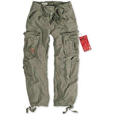Surplus - Airborne Vintage Trousers - Olive Washed