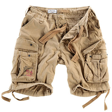 Surplus - Airborne Vintage Shorts - Beige Washed