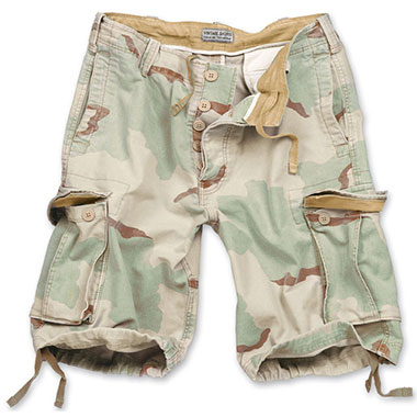 Surplus - Vintage Shorts Washed - 3-Color Desert Oversize