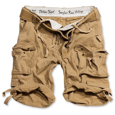 Surplus - Division Shorts - Beige Washed