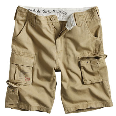 Surplus - Trooper Shorts - Beige Washed