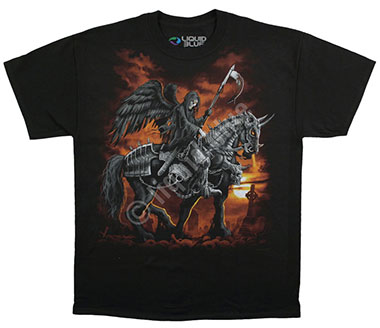 Футболка Liquid Blue - Reaper Horse Black T-Shirt