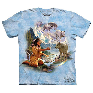 The Mountain - Dreams of Wolf Spirit T-Shirt