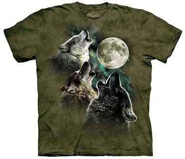 The Mountain - Three Wolf Moon in Olive
