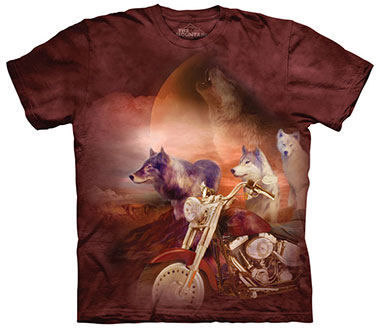 The Mountain - Motorcycle Wolfpack T-Shirt