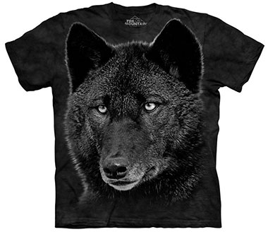 The Mountain - Black Wolf T-Shirt