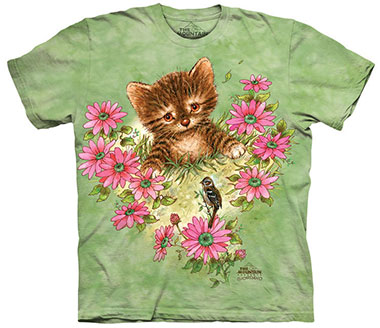 The Mountain - Curious Little Kitten T-Shirt