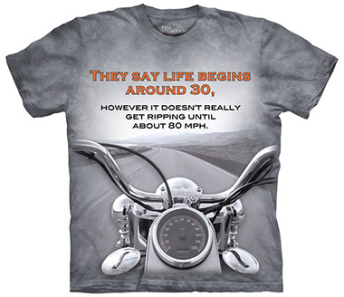 The Mountain - Motorcycle Outdoor T-Shirt