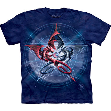 The Mountain - Pentagram Dragons T-Shirt