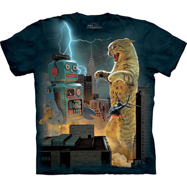 The Mountain - Catzilla vs. Robot T-Shirt