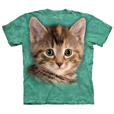 The Mountain - Striped Kitten T-Shirt