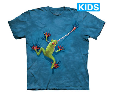 The Mountain - Frog Tongue Kids T-Shirt