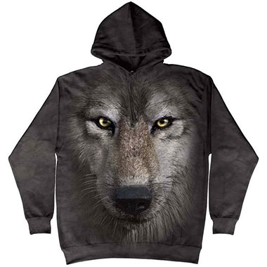 The Mountain - Wolf Face Hoodie