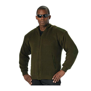 Rothco - Reversible Zip Up Commando Sweater - OD
