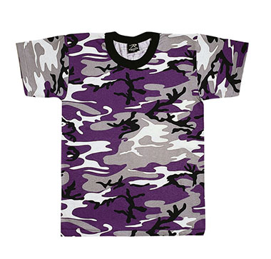 Rothco - Colored Camo T-Shirts - Ultra Violet