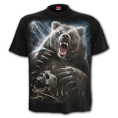 Spiral Direct - BEAR CLAWS - T-Shirt Black